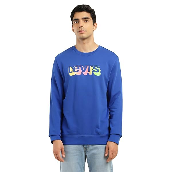 Image of Levi's Men Cotton Round Neck Sweatshirt