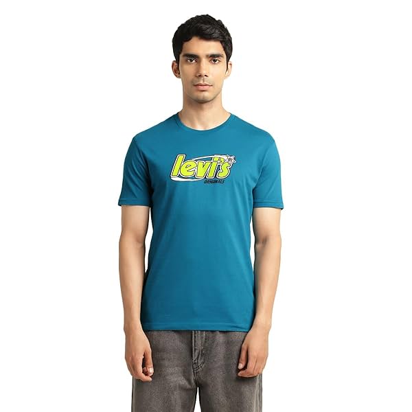 Image of Levi's Men's Regular Fit Brand Logo T-Shirt