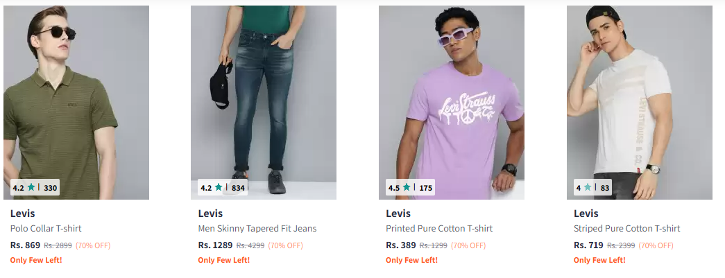 Image of Levis Men's Fashion up to 70% Discount