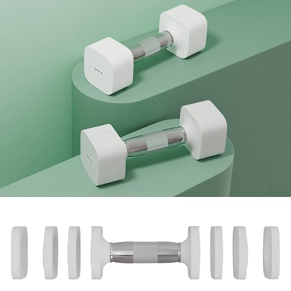 Image of Lifelong Adjustable Dumbbells Set for Home Gym