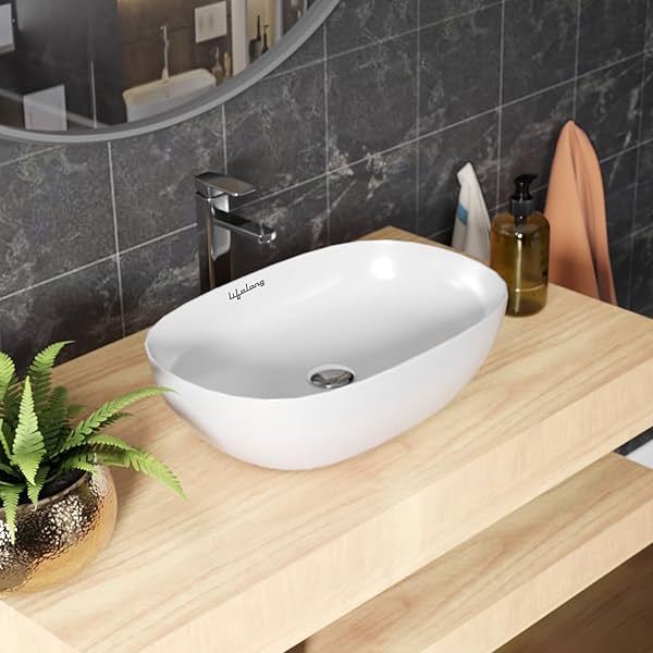 Image of Lifelong Ceramic Oval Wash Basin