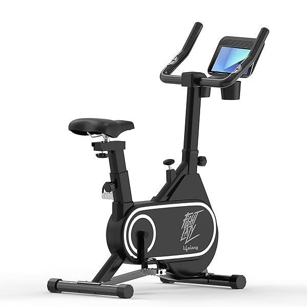 Image of Lifelong Fit Pro Spin Fitness Bike with 6Kg Flywheel, Adjustable Resistance & Heart Rate Sensor