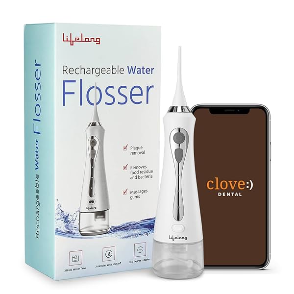 Image of Lifelong LLDC36 Rechargeable Water Teeth Flosser Cordless