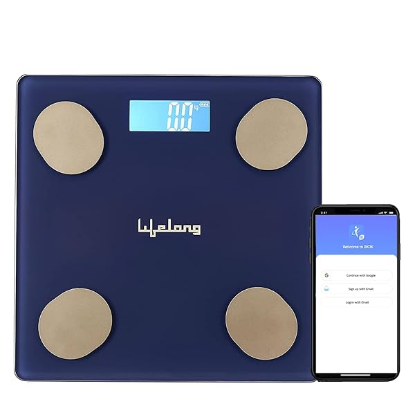 Image of Lifelong LLWS36 Smart Body Fat Weighing Scale 