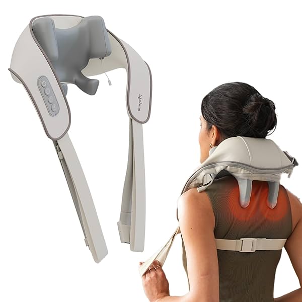 Image of Lifelong Manual Dual Pressure Cervical Neck Shoulder Legs Waist Muscles Pain Relief Massage Roller