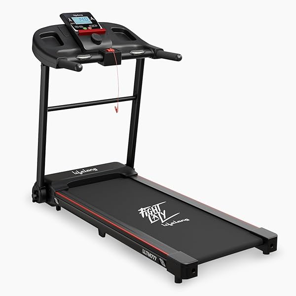 Image of Lifelong Motorized Treadmill for Home - 2.5HP Peak Motor Speed 14km/hr with Bluetooth Speaker