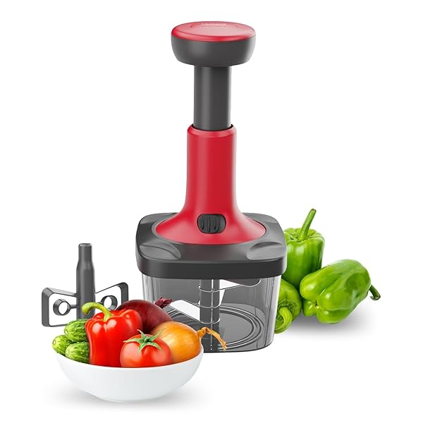 Image of Lifelong Push Chopper (650ml) Manual Kitchen Cutter