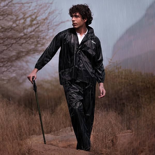 Image of Lifelong Raincoat for Men - Lightweight Waterproof Raincoat 