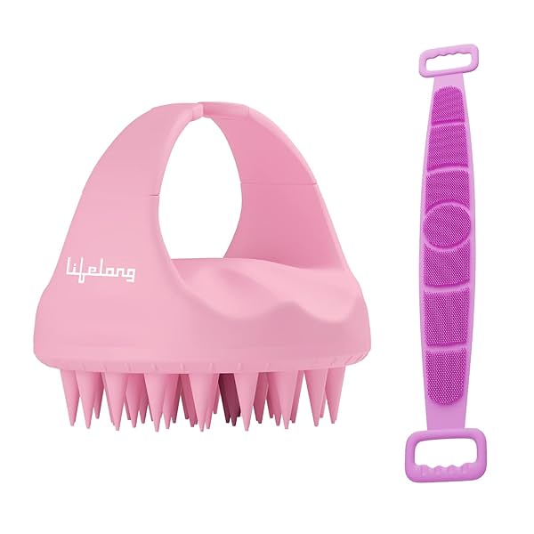 Image of Lifelong Silicone Scalp Massager Shampoo Brush