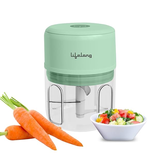 Image of Lifelong USB Rechargeable Wireless Electric Chopper