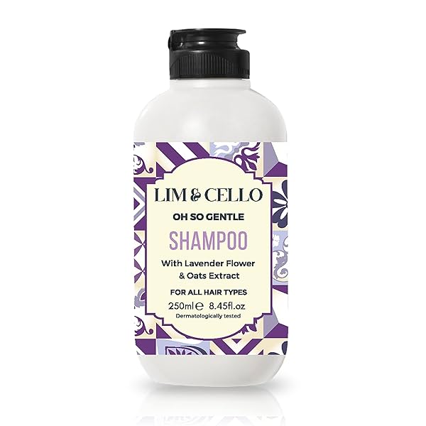 Image of Lim & Cello Oh So Gentle Lavender Oat Shampoo 250ml