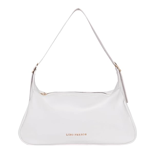 Image of Lino Perros White Shoulder Bag