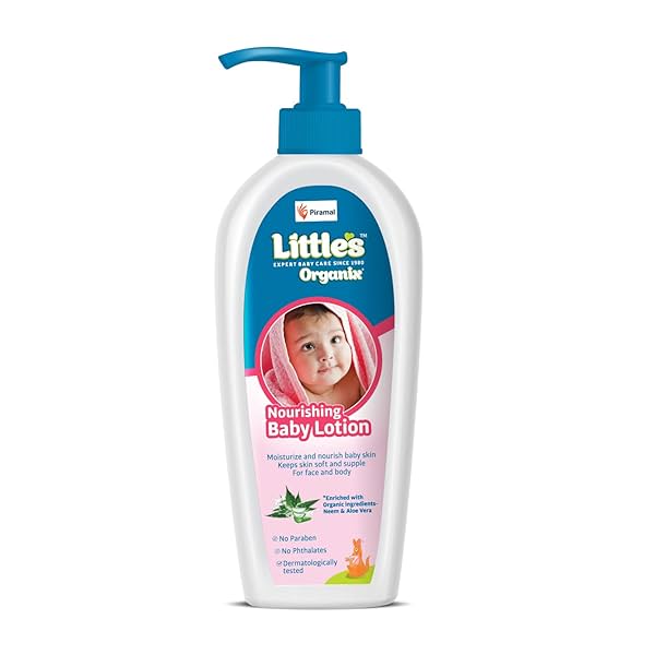 Image of Little's Organix Nourishing Baby Lotion 400ml - Pump Pack