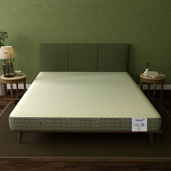 Image of Livpure Smart Jeeva Natural Latex Foam Mattress | Plant Oil Based Foam with Citrus Frangrance |