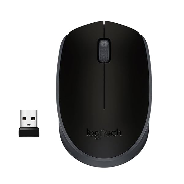 Image of Logitech B170 Wireless Mouse, 2.4 GHz with USB Nano Receiver