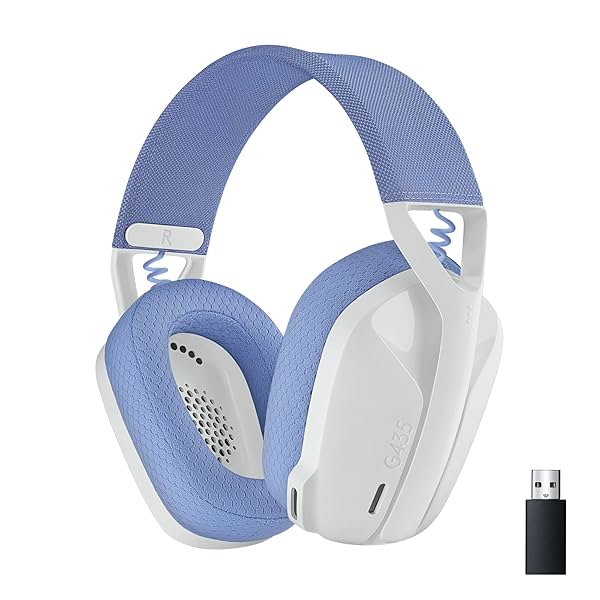 Image of Logitech G435 Lightspeed and Bluetooth Wireless Over Ear Gaming Headphones