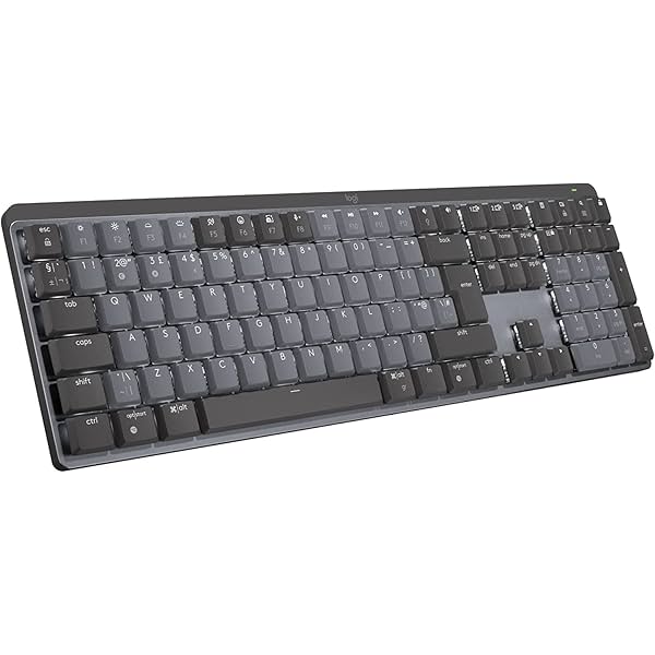 Image of Logitech MX Mechanical Wireless Illuminated Performance Keyboard with Free Adobe Subscription