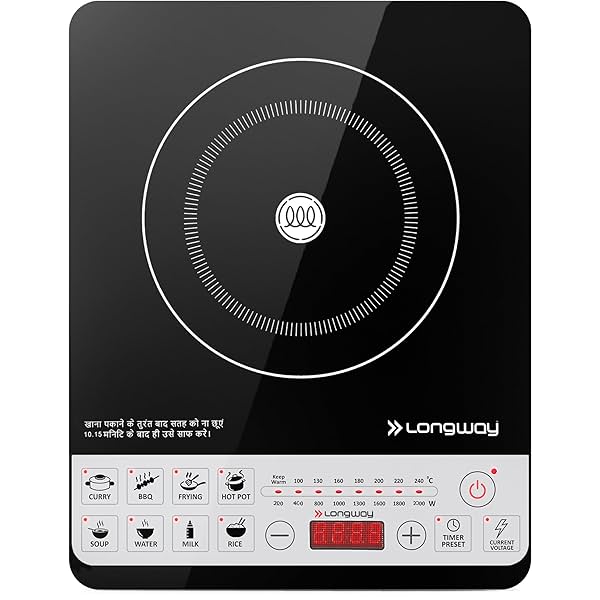 Image of Longway Cruiser IC Induction Cooktop 2000W 8 Modes BIS Approved