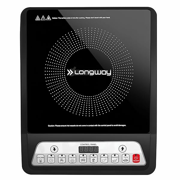 Image of Longway Elite IC 2000 W Push Button Induction Cooktop 