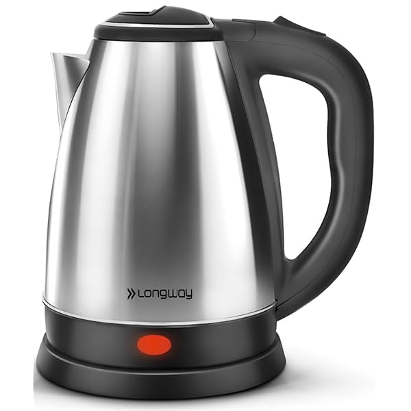 Image of Longway Kestro 2 Liter Electric Kettle with Stainless Steel Body