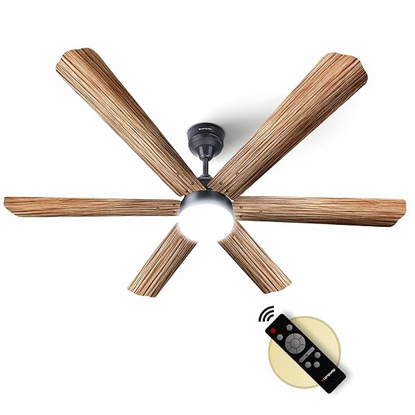 Image of Longway Luminair Max 1200 mm BLDC Ceiling Fan with Remote Control & LED Light