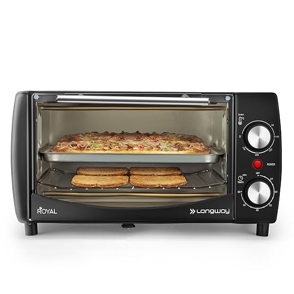 Image of Longway Royal OTG 12 Ltr Oven Toaster Griller with Heating Modes 