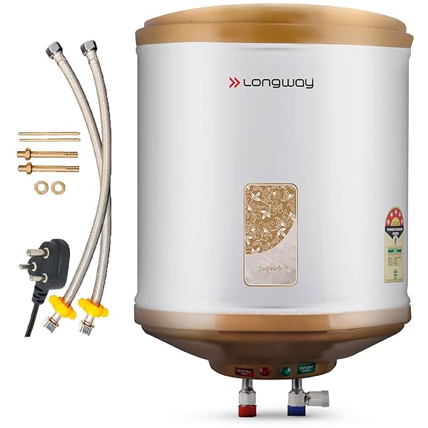 Image of Longway Superb 25 ltr with Free Installation Kit Automatic Storage Water Heater