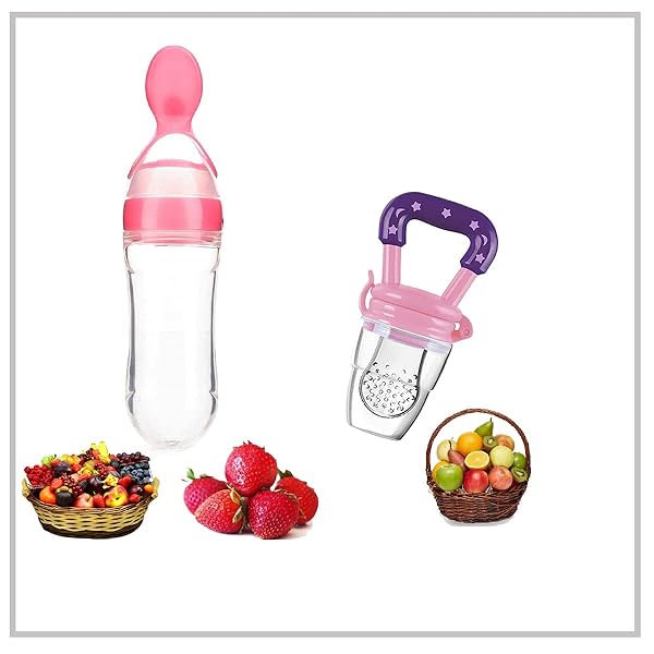 Image of Lookool Combo of Babies Veggie Feed Nibbler - Fruit Nibbler