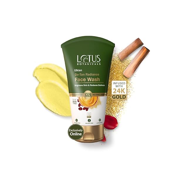 Image of Lotus Botanicals Ubtan De-Tan Radiance Face Wash 100ML