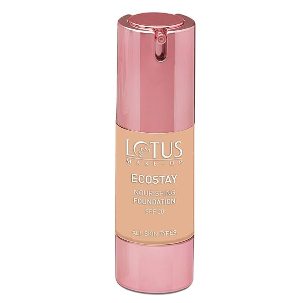 Image of Lotus Herbals EcoStay Foundation SPF 20, Hazelnut Star, 30ml