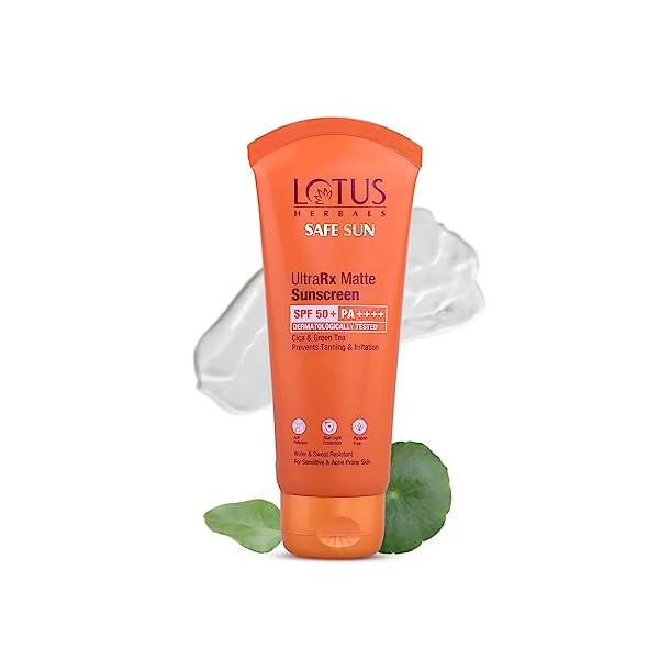 Image of Lotus Herbals Safesun UltraRx Matte Sunscreen SPF 50 PA++++