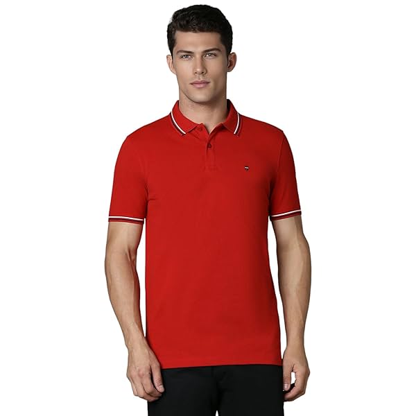 Image of Louis Philippe Men Slim Fit Solid 100% Cotton