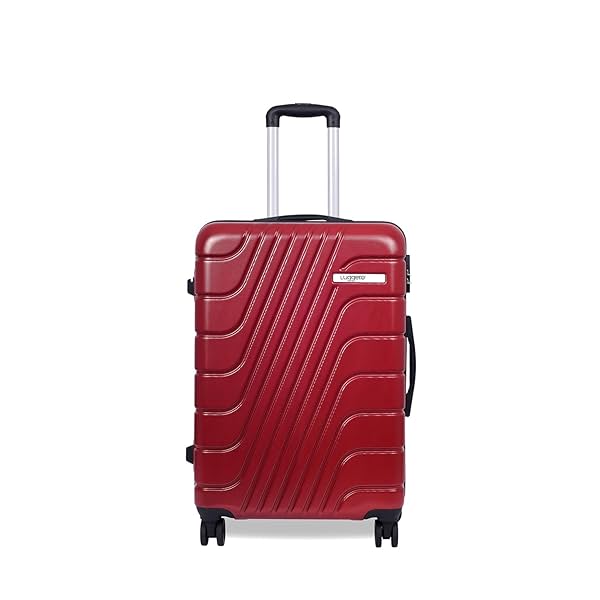 Image of Luggero- Eternal Light-Weight & Durable Polycarbonate Chilli RED Unisex Hard Luggage