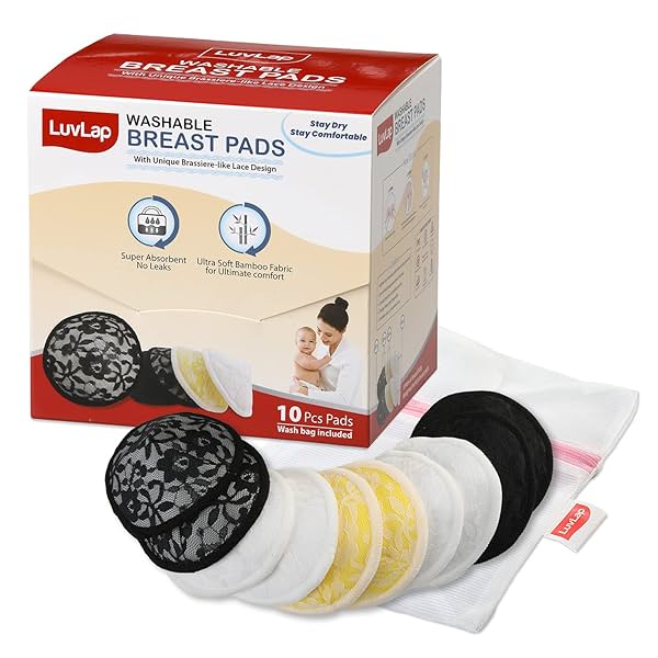 Image of LuvLap Breast Pads for mothers 10Pc