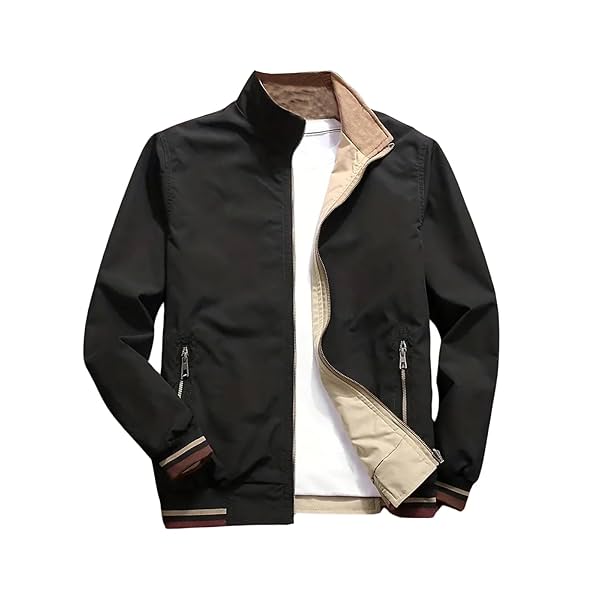 Image of Lymio Men Polyester Bomber Jacket