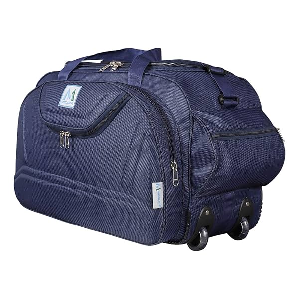 Image of M MEDLER Epoch Nylon 55 litres Waterproof Strolley Duffle Bag- 2 Wheels