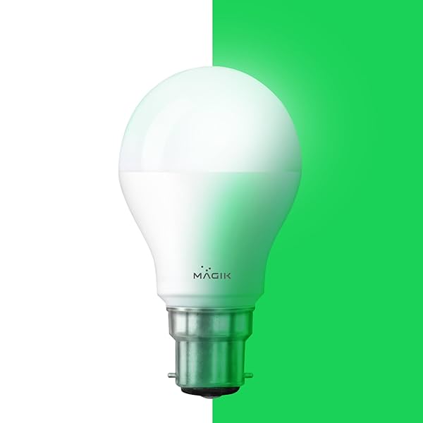 Image of MAGIK SPECTRUM DUO Dual Color (2 in 1) 7W LED Bulb (GREEN + WHITE) (Pack of 1)