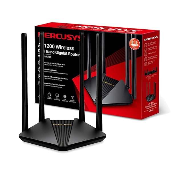 Image of MERCUSYS MR30G AC1200 MU-MIMO Wireless WiFi Router 