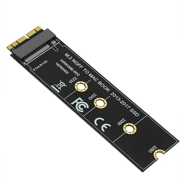 Image of MHQJRH M.2 NVME SSD Convert Adapter Card for Upgrade MacBook Air