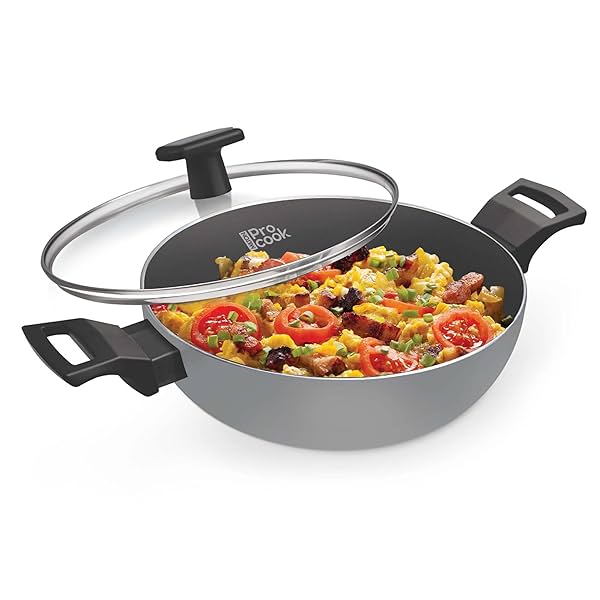 Image of MILTON Pro cook Black Pearl Aluminium Induction Kadhai