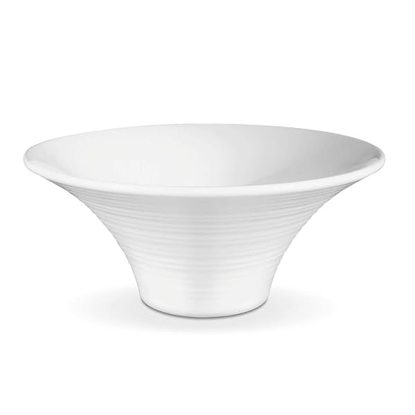 Image of MILTON Round Ivory Melamine Bowl, White, 1570 ml