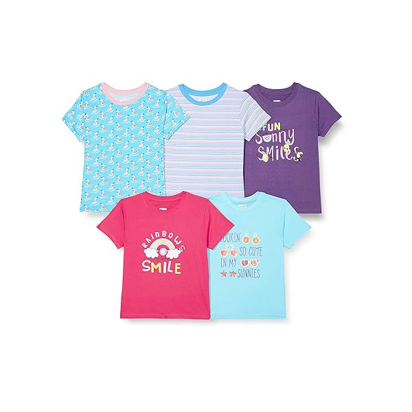 Image of MINITATU Girl's Regular Fit T-Shirt