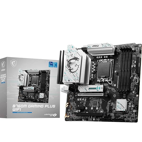 Image of MSI B760M Gaming Plus WiFi Black Motherboard