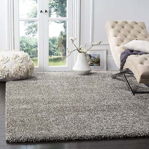 Image of MUEZZA CARPETS _Soft Fluffy Shag Area Rectangular 