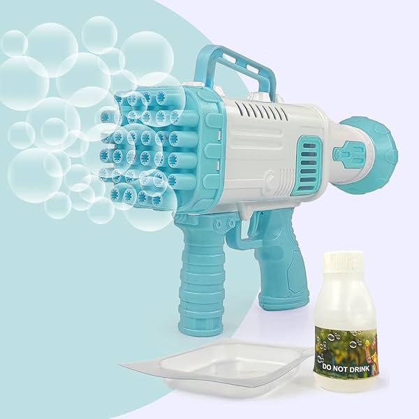 Image of Mable Electric Gatling Bubble Gun 32-Hole