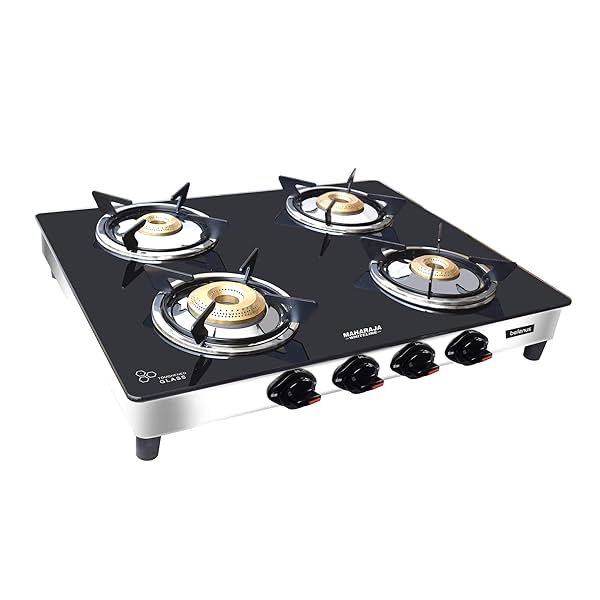 Image of Maharaja Whiteline Belenus 4 Burner GS-111 Gas Cooktop -2 Years Warranty