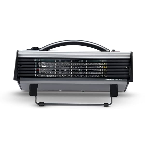 Image of Maharaja Whiteline Flare 2000-Watt Heat Convector (Grey and Black) Room Heater