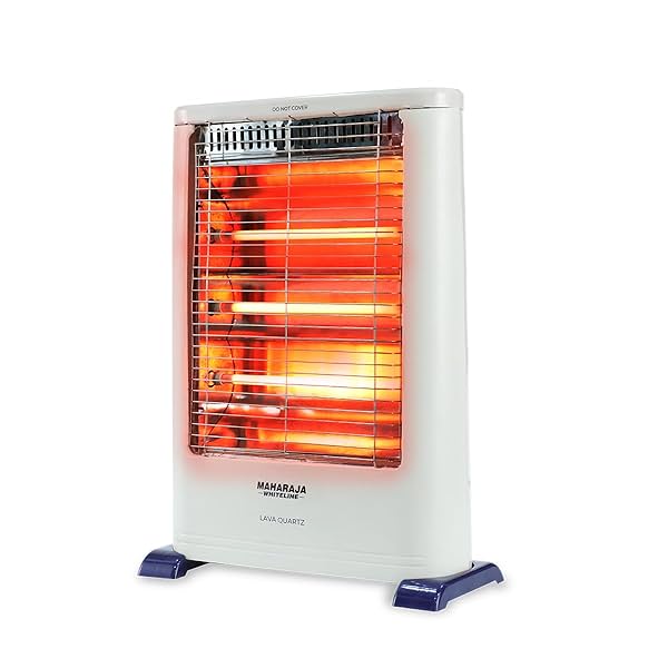 Image of Maharaja Whiteline Lava Quartz Adjustable Room Heater, 3 Quartz Heating Elements, 1200 watt