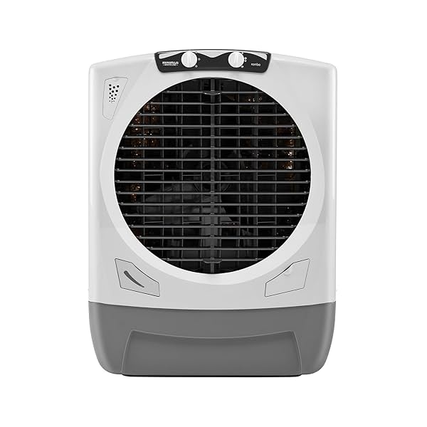 Image of Maharaja Whiteline Rambo Grey Desert Air Cooler, 65L.