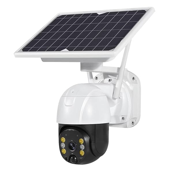 Image of Maizic Smarthome Waterproof Black Bull Solar Camera 3MP 1080P 2-Way Audio Motion Detection Night .